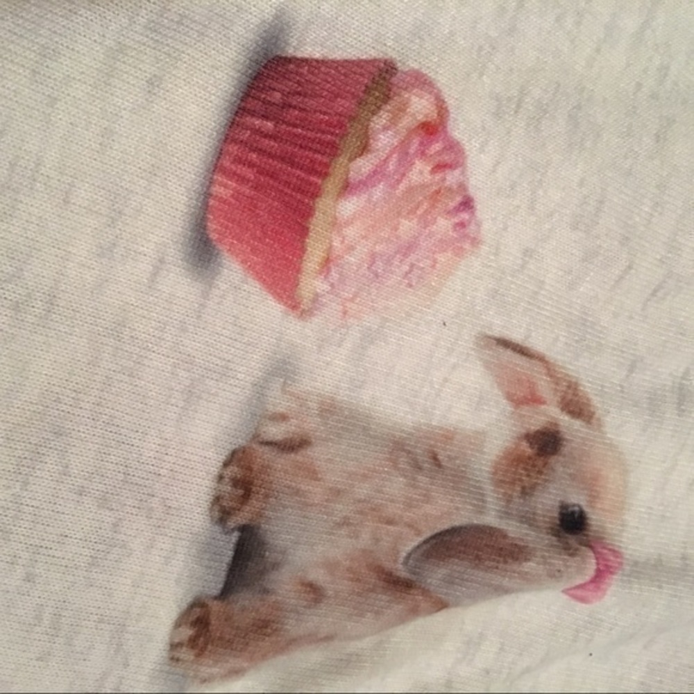 Justice girls bunny and cupcake shirt - Picture 6 of 6